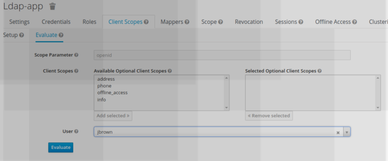 Using Client Scope with RedHat SSO Keycloak - JANUA